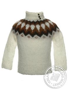 Litla-Brekka - Icelandic Wool Sweater for children 1