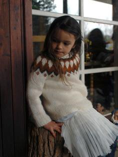 Litla-Brekka - Icelandic Wool Sweater for children 2