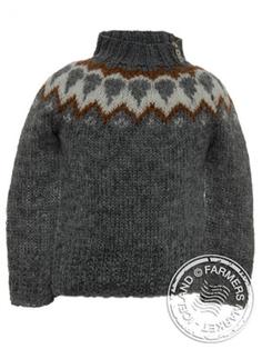 Litla-Brekka - Icelandic Wool Sweater for children 3