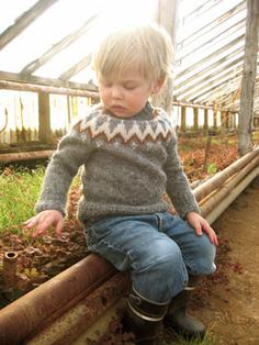 Litla-Brekka - Icelandic Wool Sweater for children 4