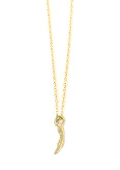 14k gold small single branch on 18