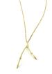 14k gold large double branch on 18